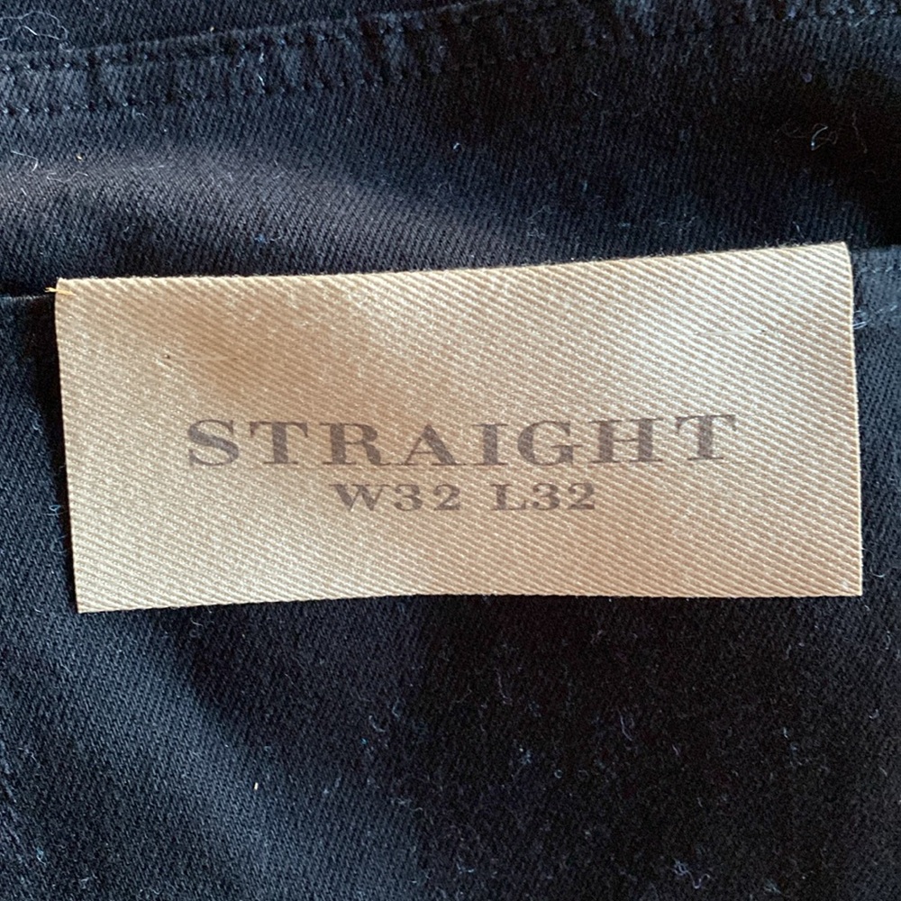 Burberry Black Unisex Straight Leg Cotton Stretch Logo Hardware Jeans NeverUsed - Picture 12 of 16